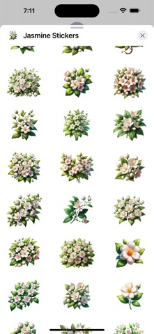 Jasmine Stickers screenshot