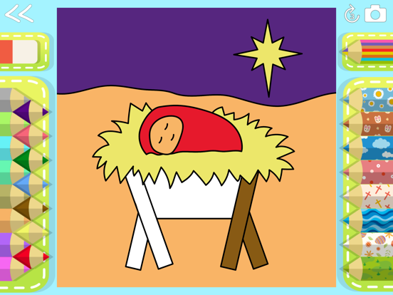 Coloring Pages: Bible stories iPad screenshot 2 - Education app