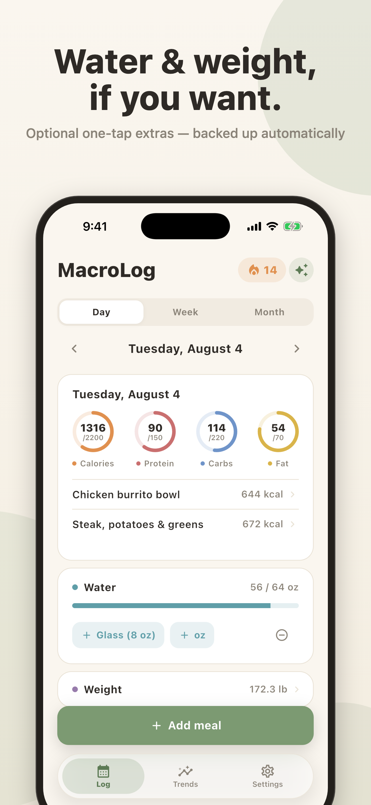 MacroLog - Macro Tracker screenshot 5