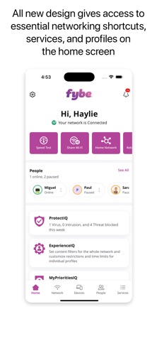 GoFybe WiFi iPhone screenshot