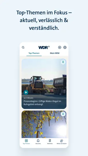 Screenshot von WDR auf dem iPhone 2
