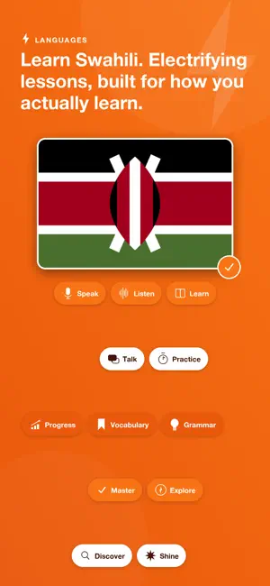 Learn Swahili - LingoBoost screenshot 1