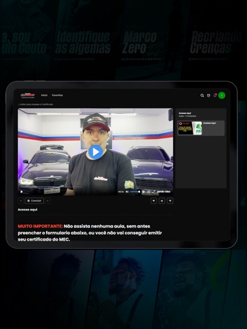 Juca Bala Academy iPad screenshot
