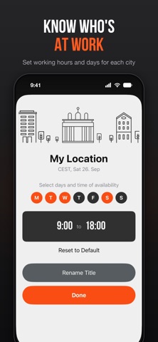 GlobeTempus Plus: World Clock iPhone screenshot