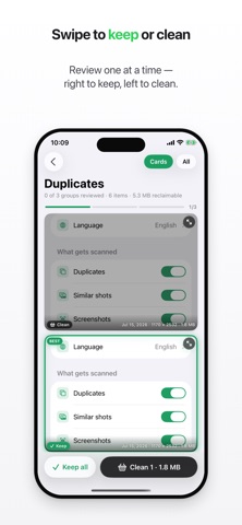 Tidy: Photo Cleaner iPhone screenshot
