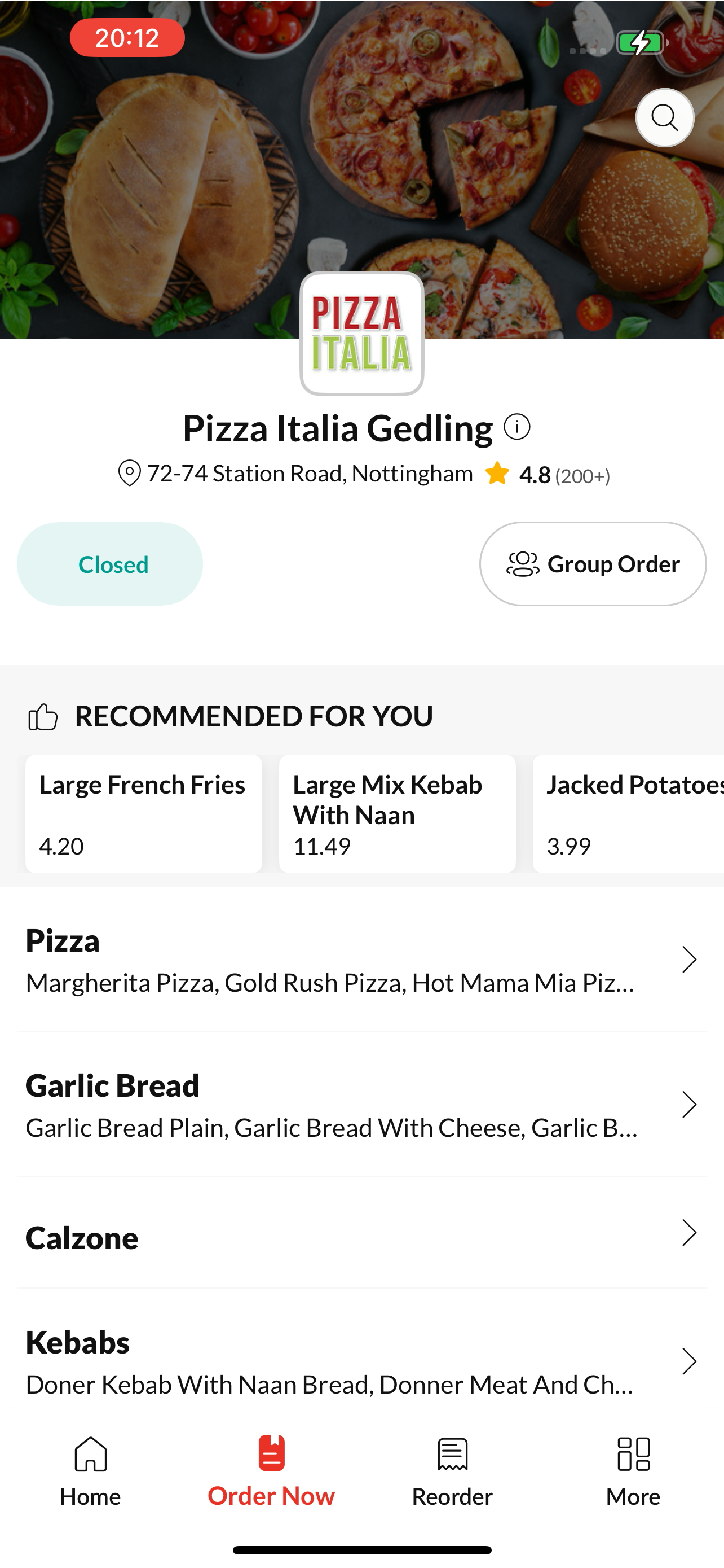 Pizza Italia Gedling screenshot 2