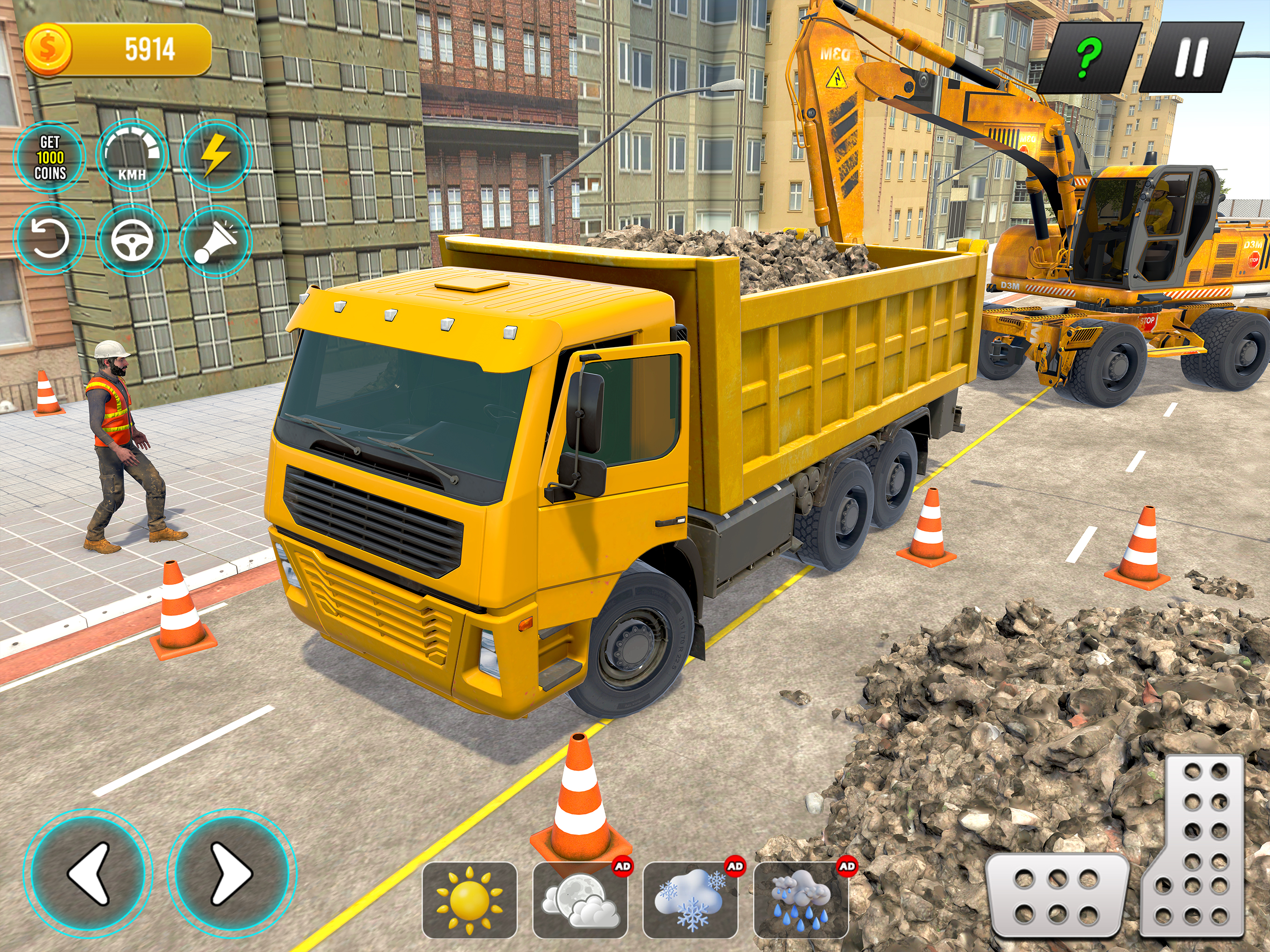 Construction Truck Sim 2025 3D screenshot 7