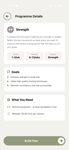 Burst: Run & Strength Coach screenshot