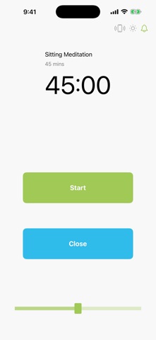 Preset Meditation Timer Screenshot 2 of 4