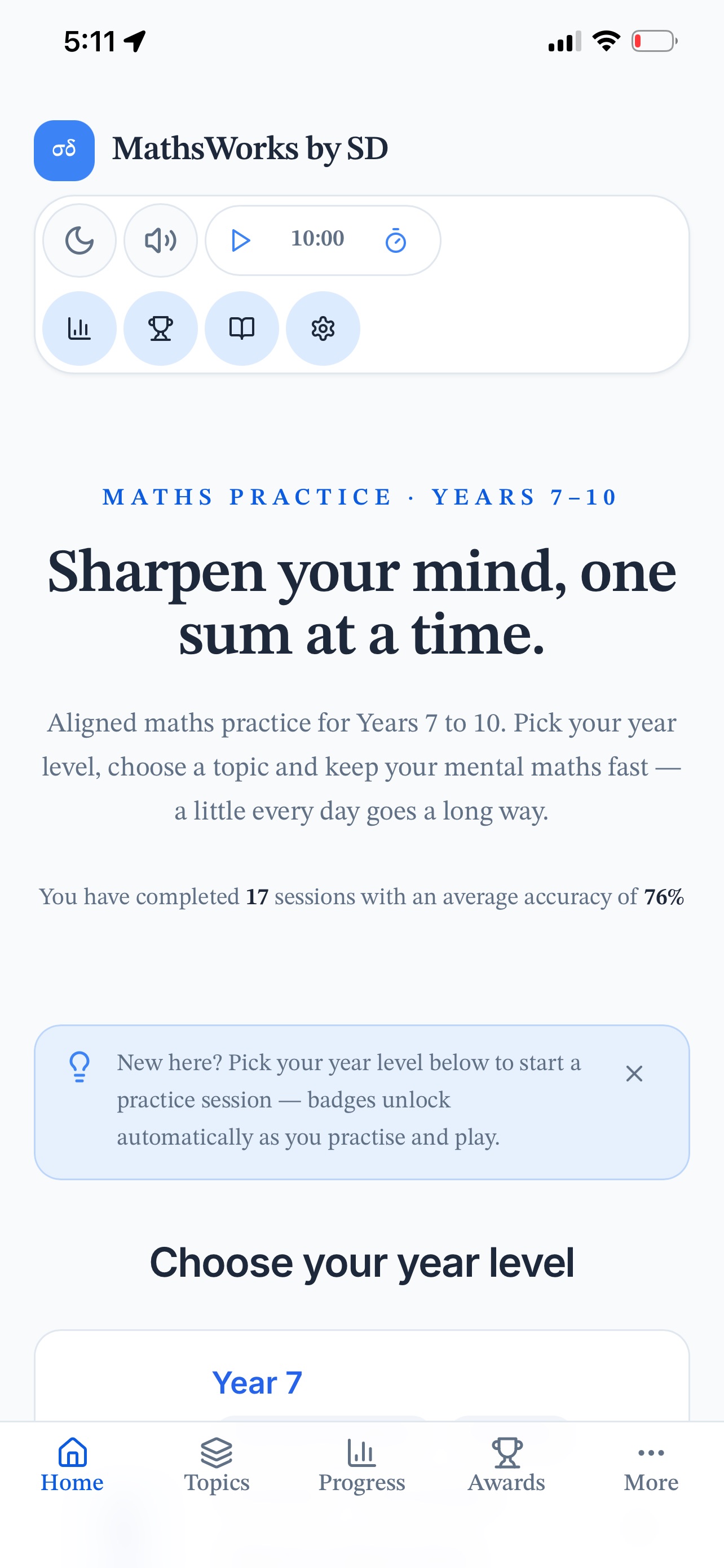 Screenshot 2 of MathsWorks by SD