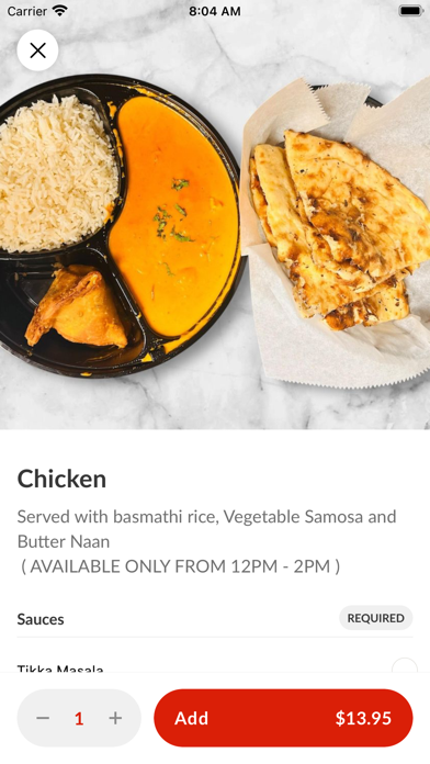 Tulsi Fine Indian Cuisine iPhone screenshot 4 - Food & Drink app