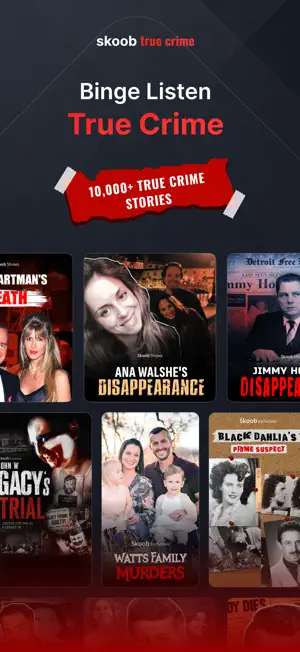 Skoob: TrueCrime Stories screenshot 4