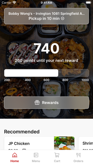 Bobby Wong’s iPhone screenshot 1 - Food & Drink app