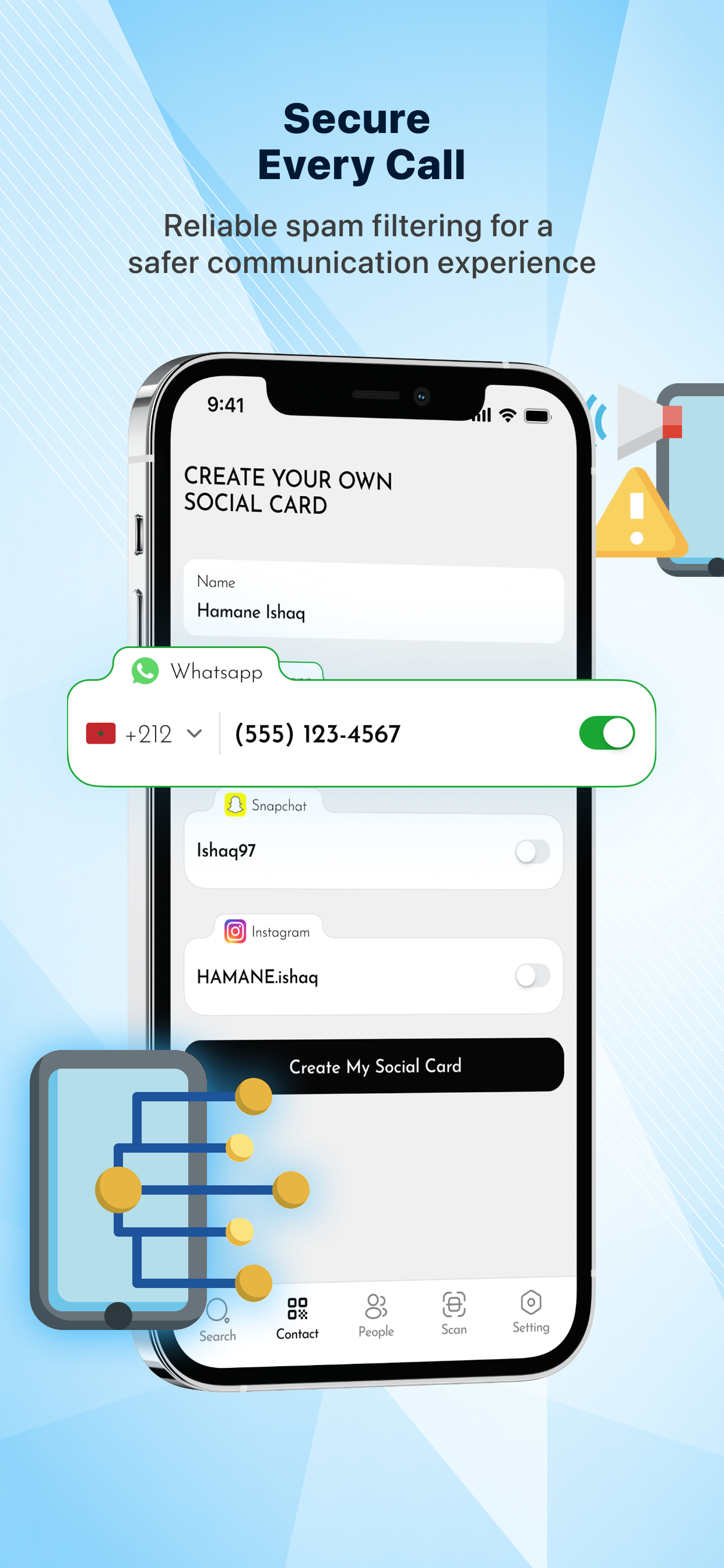 Contact ID-Share & Get Contact screenshot 4