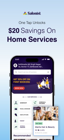 Salonist – Salon & Spa Booking Screenshot 2 of 7
