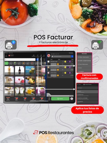 POS Restaurante iPad screenshot