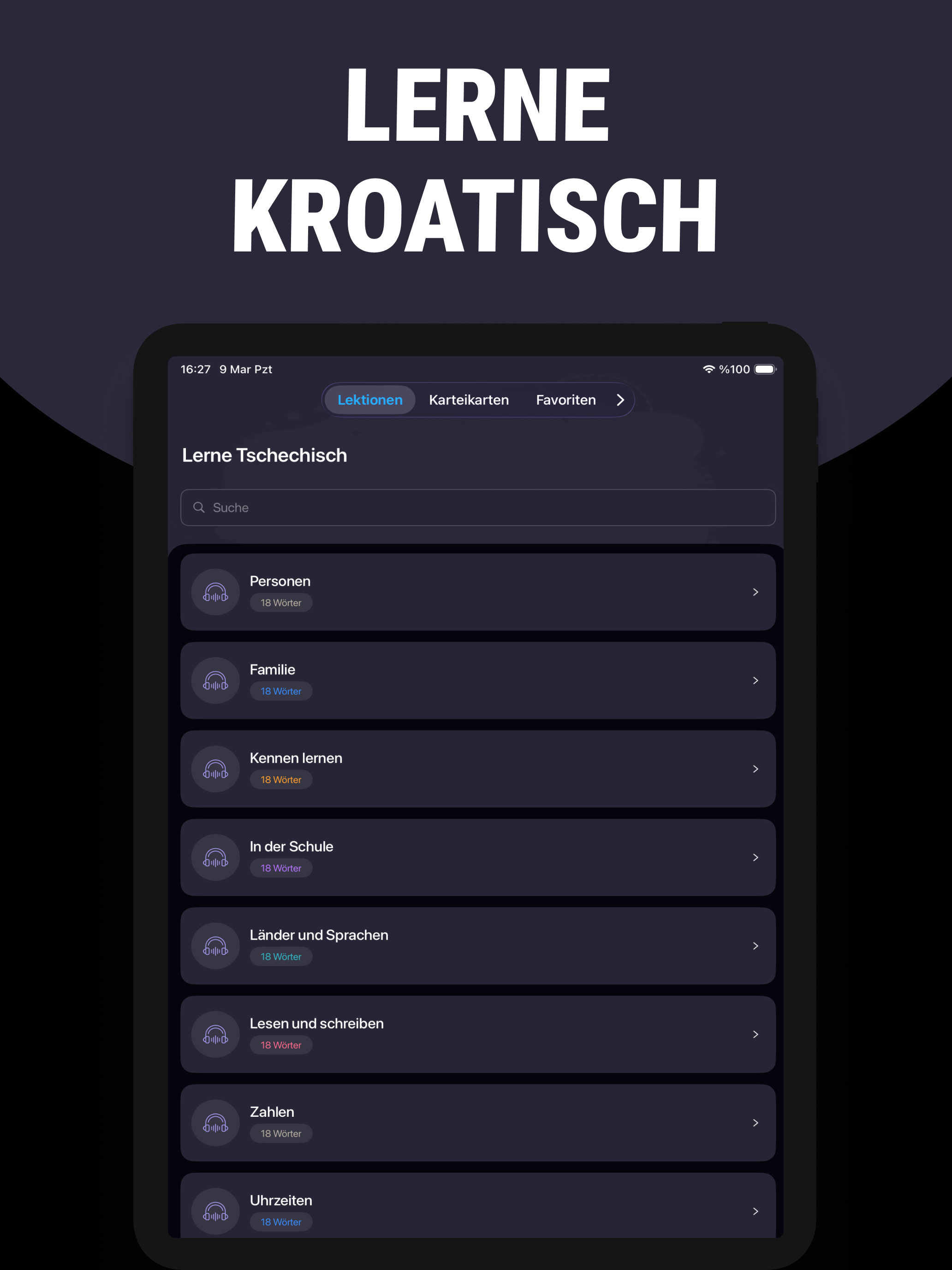 Kroatisch schnell lernen screenshot 6