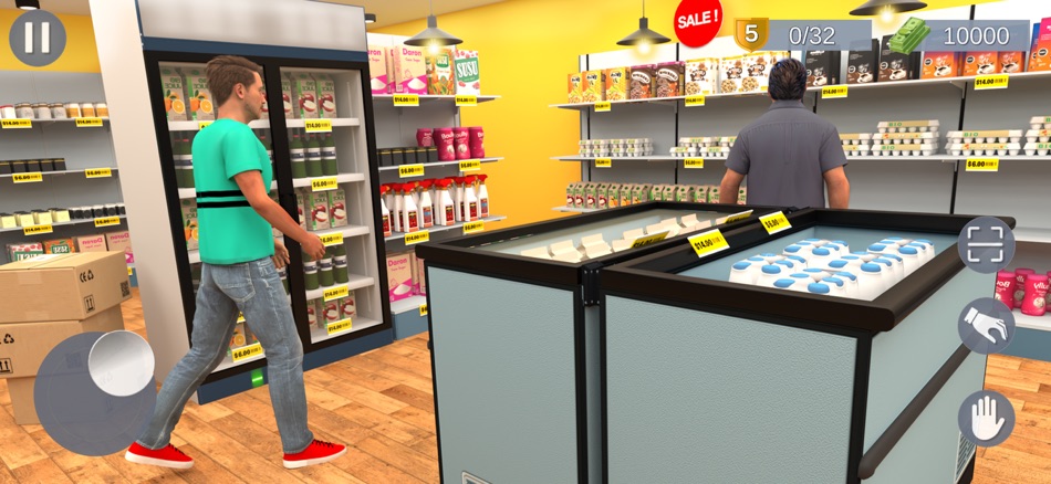 #2. Supermarket Simulator: Shop 3D (iOS) By: Malik Ali Mushtaq