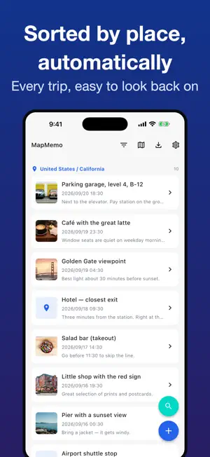 MapMemo - GPS Note screenshot 4