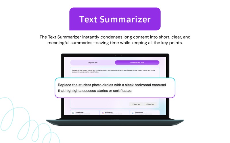 Paraphraser tool screenshot
