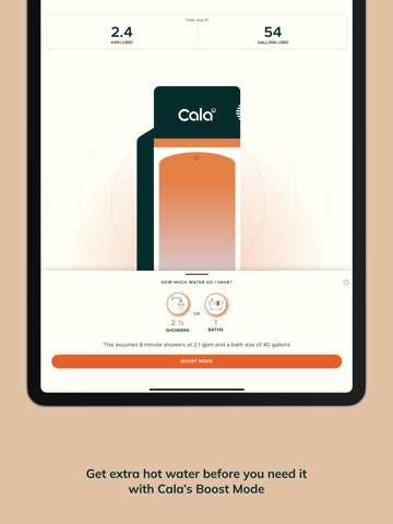 CalaWater iPad screenshot