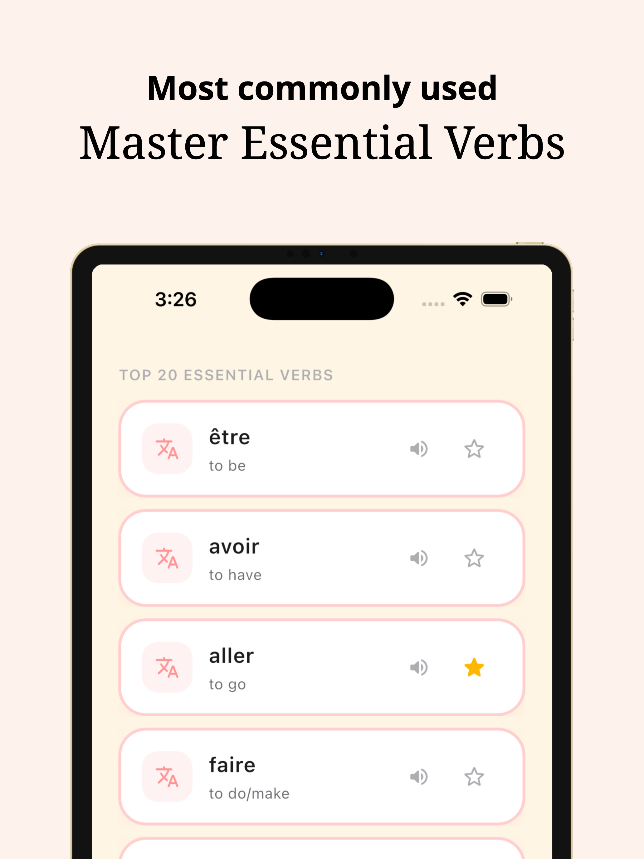 French Conjugation Practice
