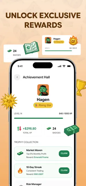 CryptoCoach- Trading Simulator screenshot 1