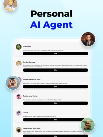 AI Chat Agent Plus iPad screenshot