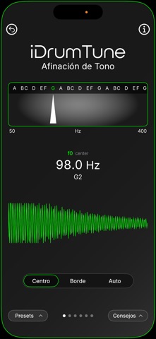 iDrumTune Precision Drum Tuner screenshot 2
