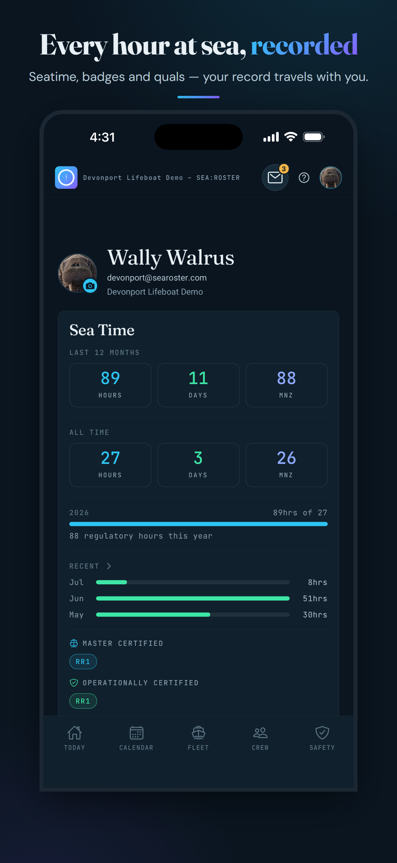 Sea:Roster screenshot 3