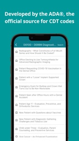 ADA CDT Coding screenshot