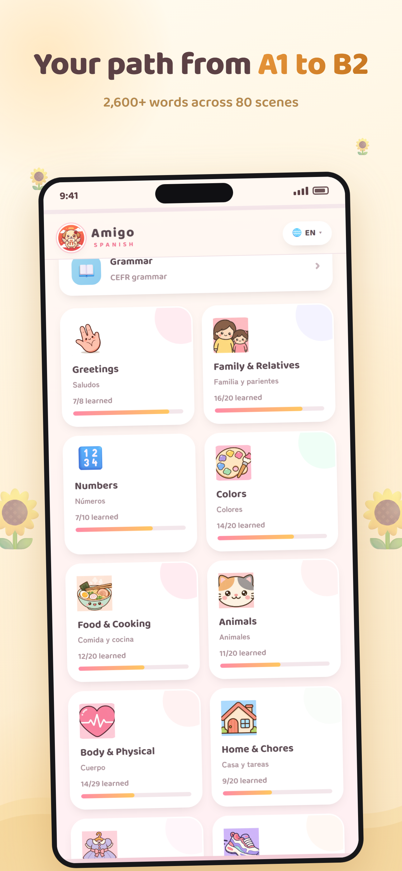 Amigo: Learn Spanish CEFR screenshot 4