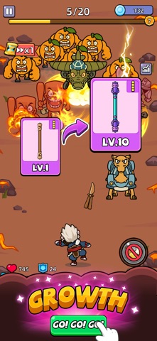 Rumble Bag: backpack battle iPhone screenshot