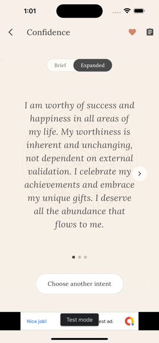 Daily Affirmation Flow Screenshot 2 of 6