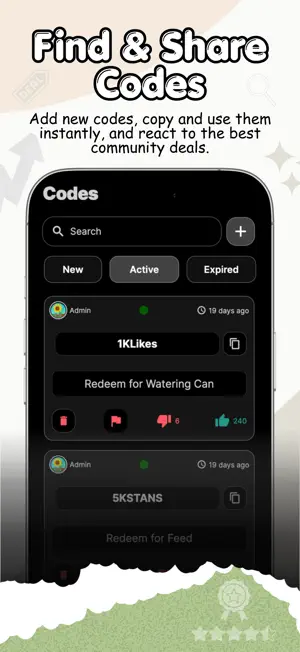 Grow A Garden : Codes & Stocks screenshot 4