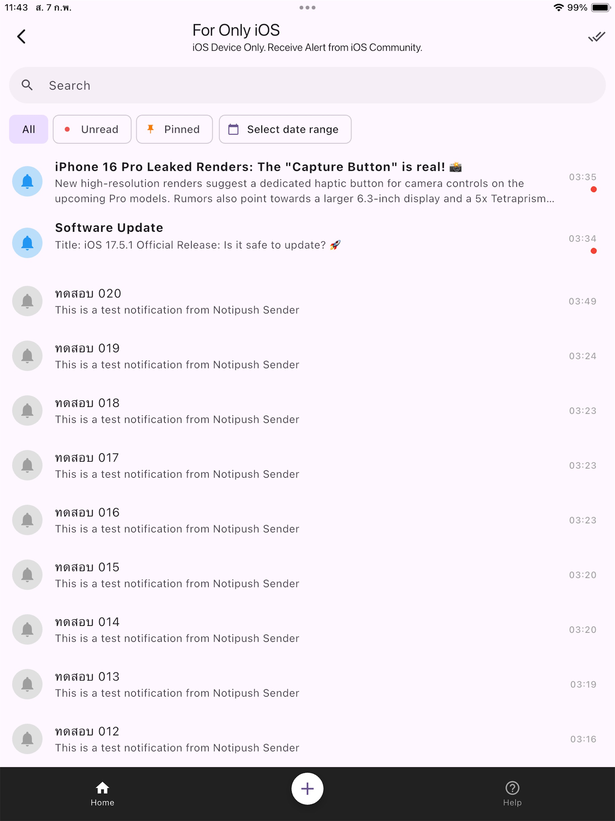 Notipush Receiver