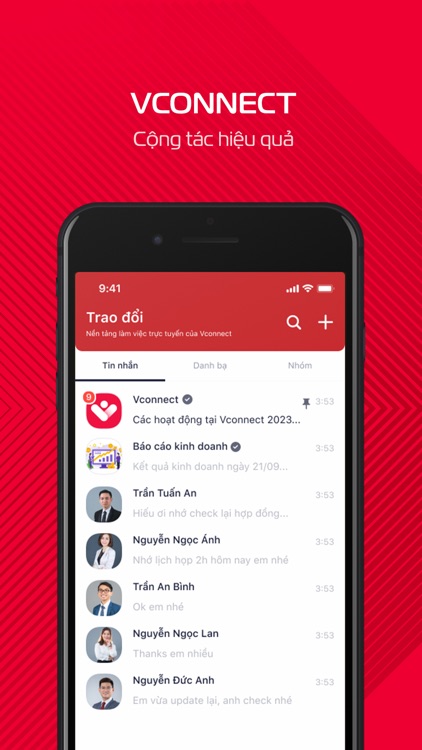 Vconnect: Cộng tác hiệu quả