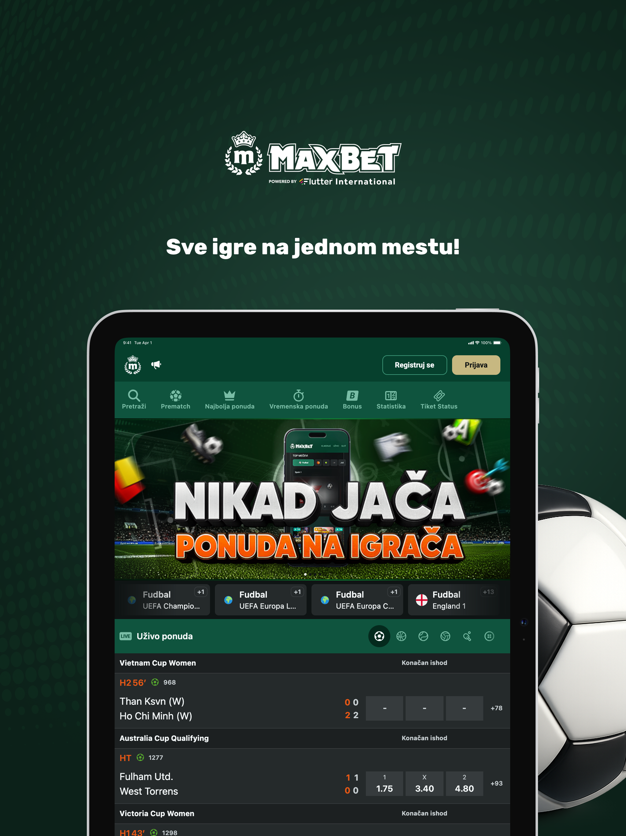 MaxBet BA - Sportsko Klađenje