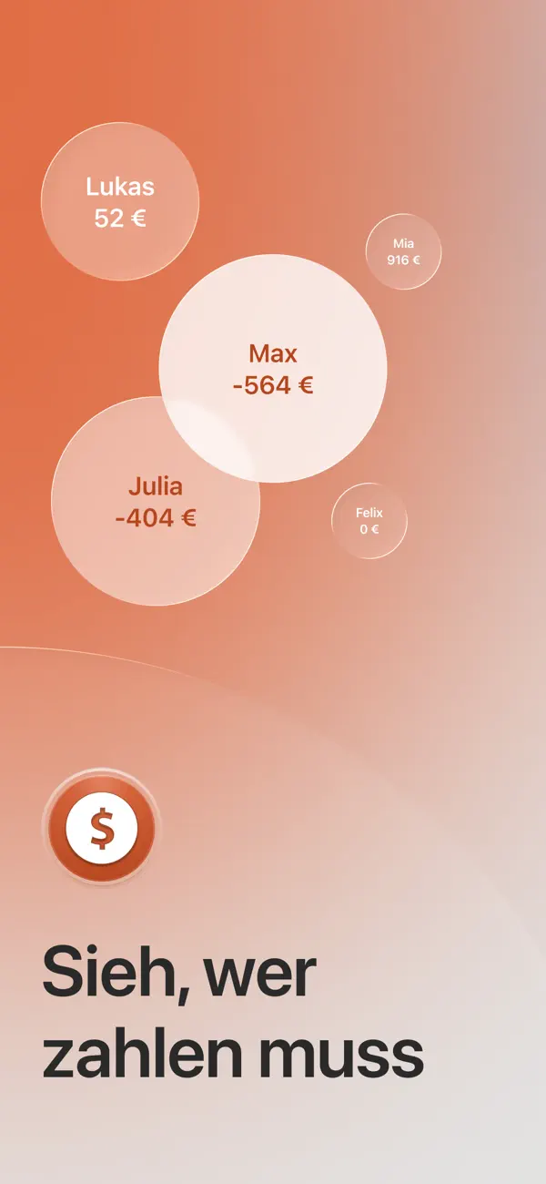 Settle Up - Group Expenses iPhone App Screenshot 1 – Finanzen