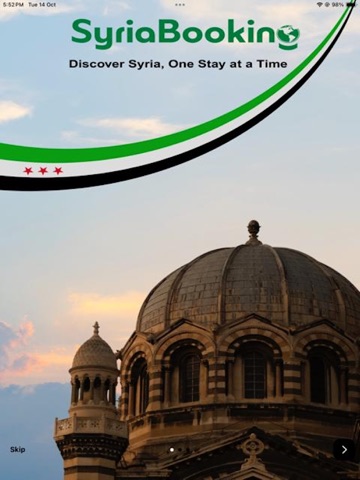 SyriaBooking iPad screenshot