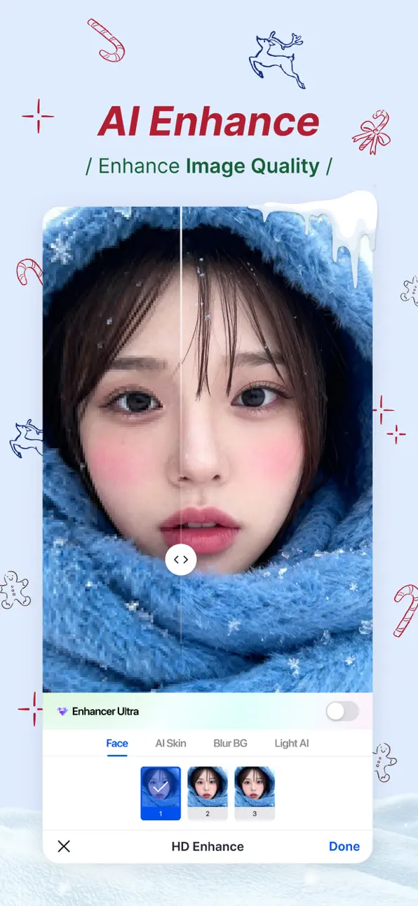 SnapEdit: Photo Editor AI iOS Mod IPA screenshot 6 - iOS app interface