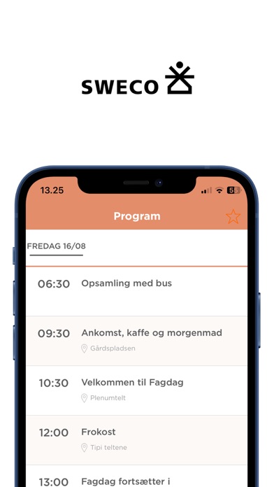 Sweco DK event Screenshot