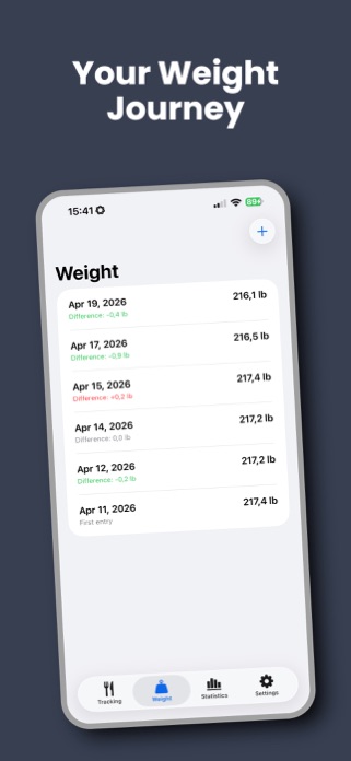 Simple Calories: Tracker Screenshot 3 of 5