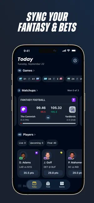 GameDay: Live Sports Scores screenshot 1