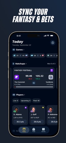 GameDay: Live Sports Scores app screenshot