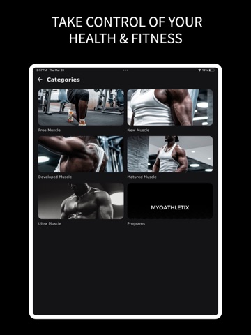 MYOATHLETIX iPad screenshot