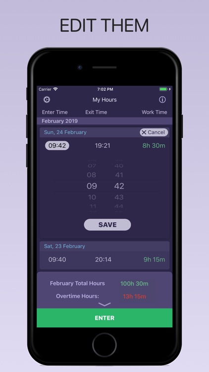 Shift Tracker: Work Hours Log