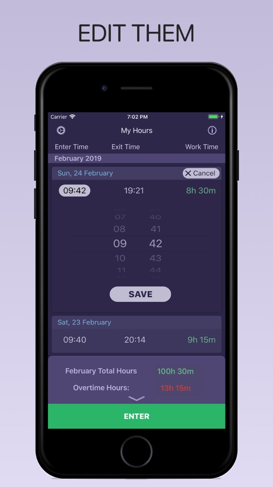 #3. Shift Tracker: Work Hours Log (iOS) Podle: Daniel Zanchi