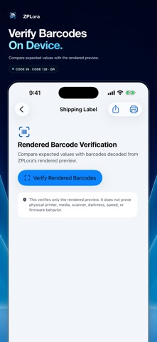 ZPLora: ZPL Label Viewer iPhone screenshot