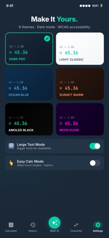 CALC by Webb Labs iPhone screenshot